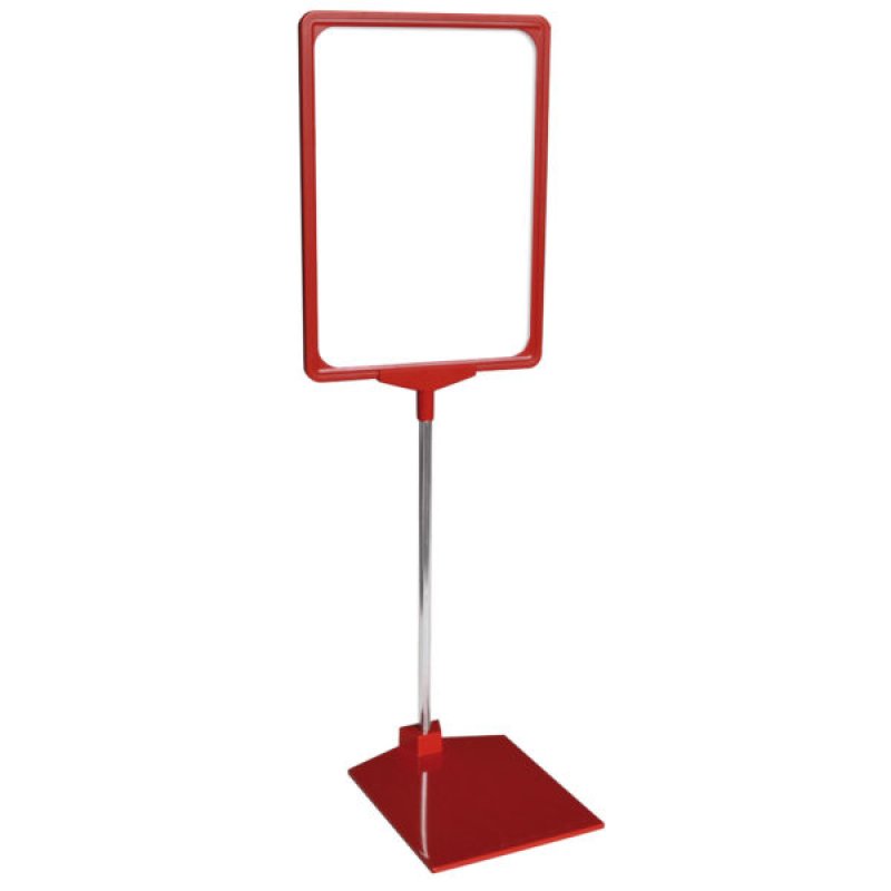 FRANKEN Porte-infos / support prix, A4, rouge