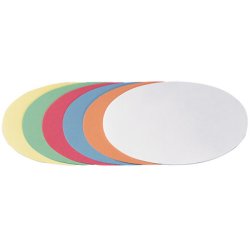 FRANKEN Carte de présentation, oval, 110 x 190 mm, vert