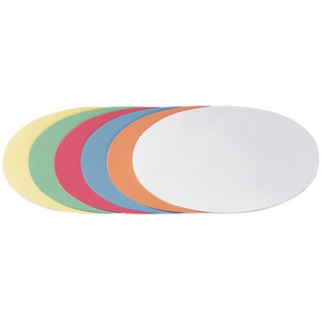 FRANKEN Carte de présentation, oval, 110 x 190 mm, vert