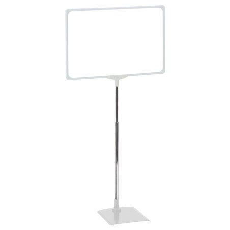 Franken PSM A4 12 sign holder/information stand Metal, Plastic Grey
