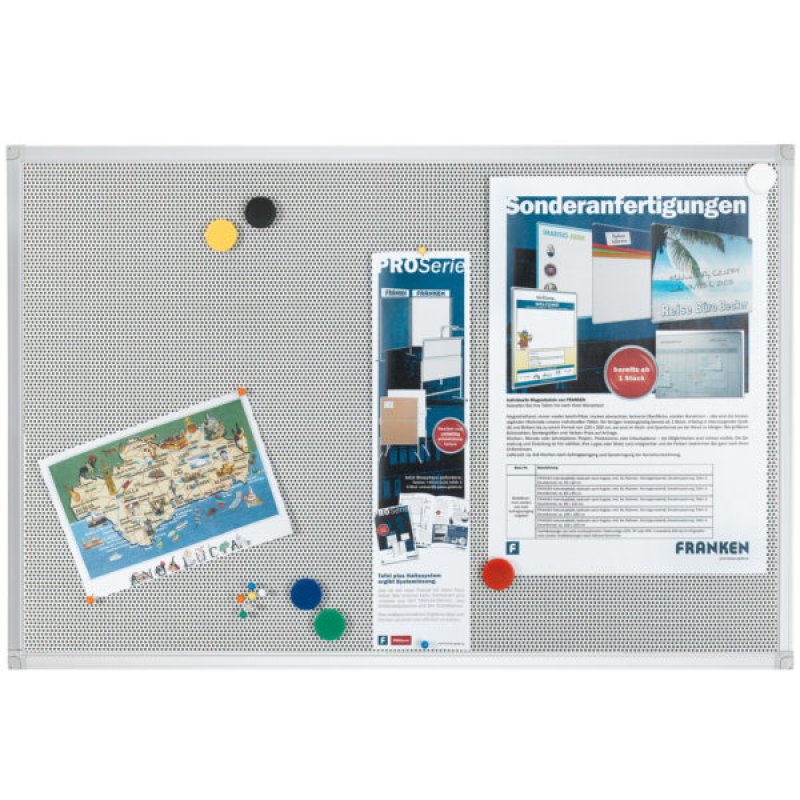 Franken PM3602 magnetic board 900 x 600 mm Light grey