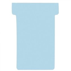 FRANKEN Fiches T, taille 2 / 48 x 84 mm, bleu clair