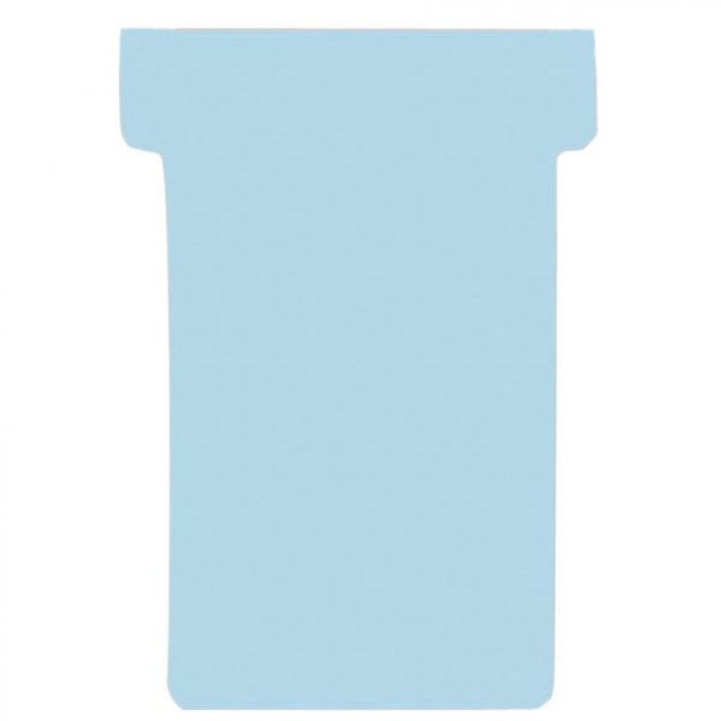 FRANKEN Fiches T, taille 2 / 48 x 84 mm, bleu clair