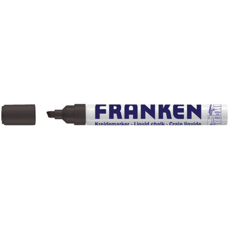 FRANKEN Craie liquide, largeur de tracé: 2-5 mm, noir