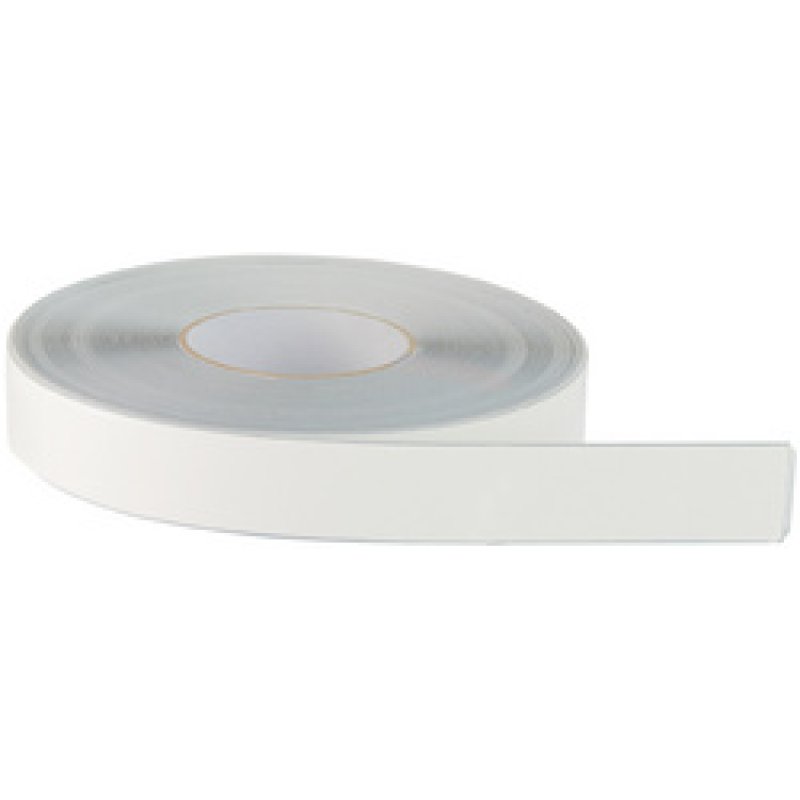 FRANKEN Bande magnétique, 50 mm x 5 mm, autocollant, blanc
