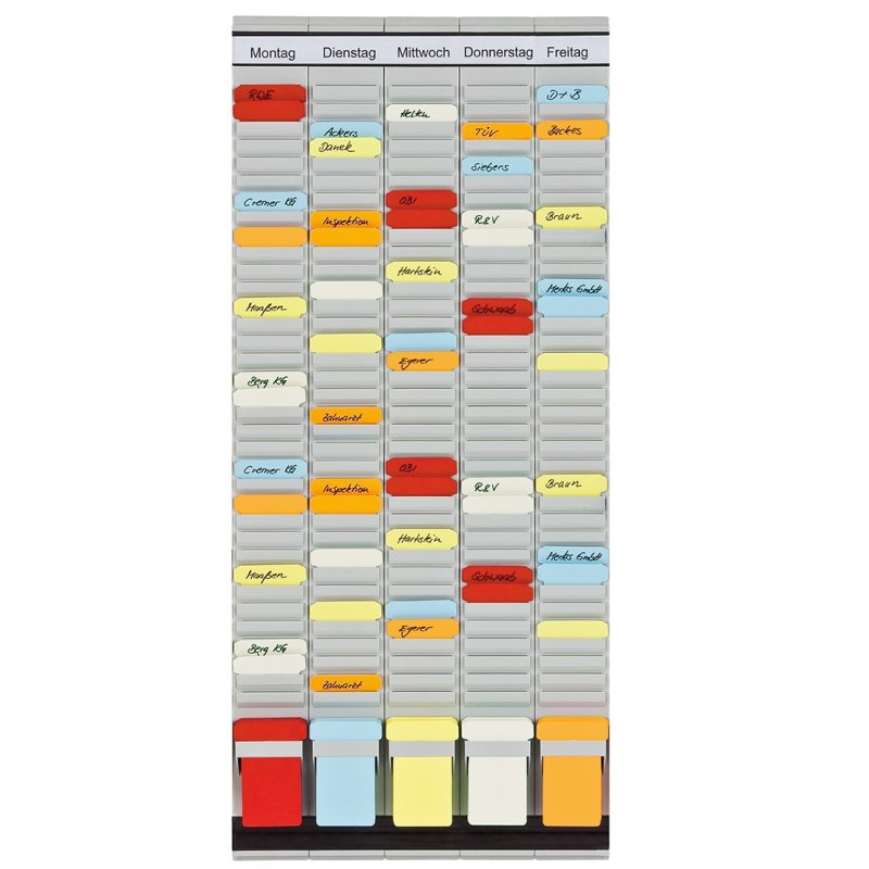 Franken PV-SET2 wall planner Grey Multilingual