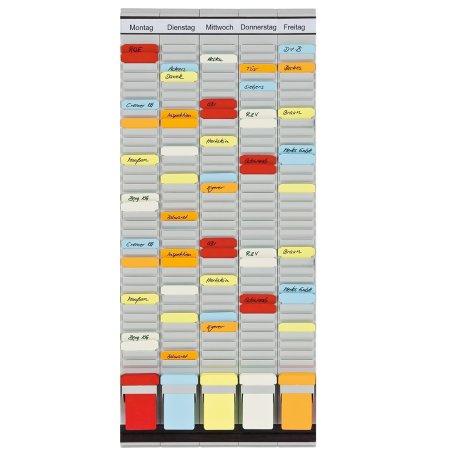FRANKEN Tableau planning à fiches T, (L)315 x (H)780 mm