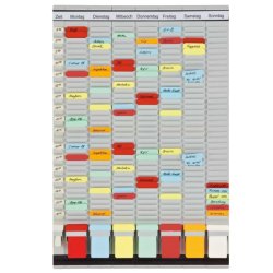 FRANKEN Tableau planning à fiches T, (L)474 x (H)780 mm
