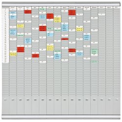 FRANKEN Tableau planning à fiches T, (L)1.008 x (H)1.008 mm