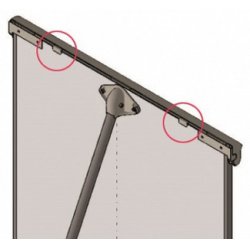 FRANKEN Porte-bloc pour chevalet de conférence EL-FC