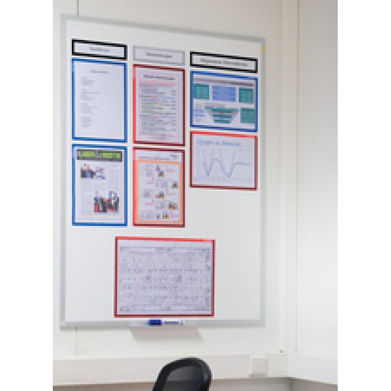 FRANKEN Pochette magnétique pour titres, A4, noir