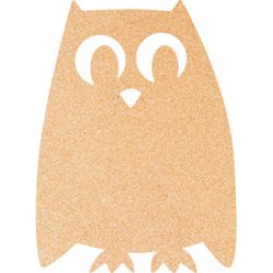 Securit Tableau mural en liège SILHOUETTE "Chouette"