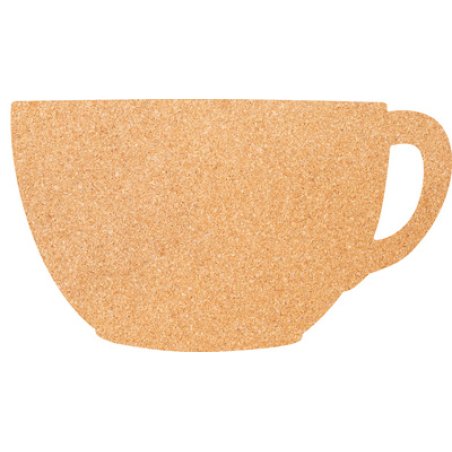 Securit Tableau mural en liège SILHOUETTE "Tasse"