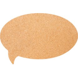 Securit Tableau mural en liège SILHOUETTE "Bulle"