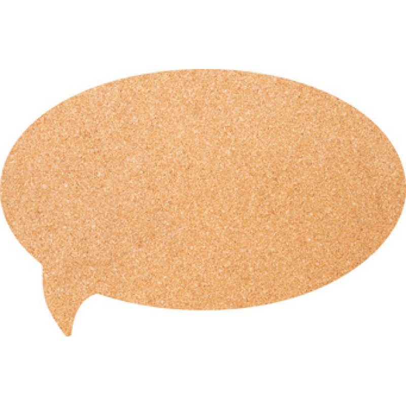 Securit Tableau mural en liège SILHOUETTE "Bulle"