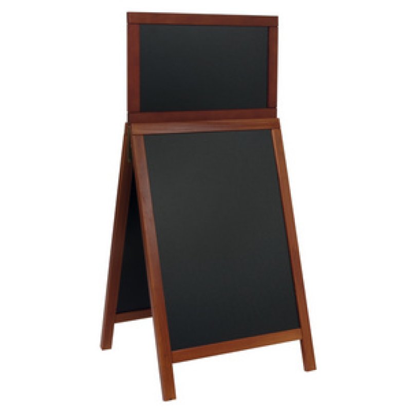 Securit Panneau trottoir DELUXE Top Board, couleur hêtre