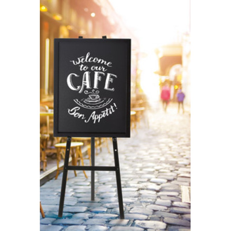 Securit Chevalet EASEL, ajustable, hêtre