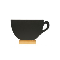 Securit FBT-CUP tableau à craie et accessoires Noir Mélamine, Résine, Bois