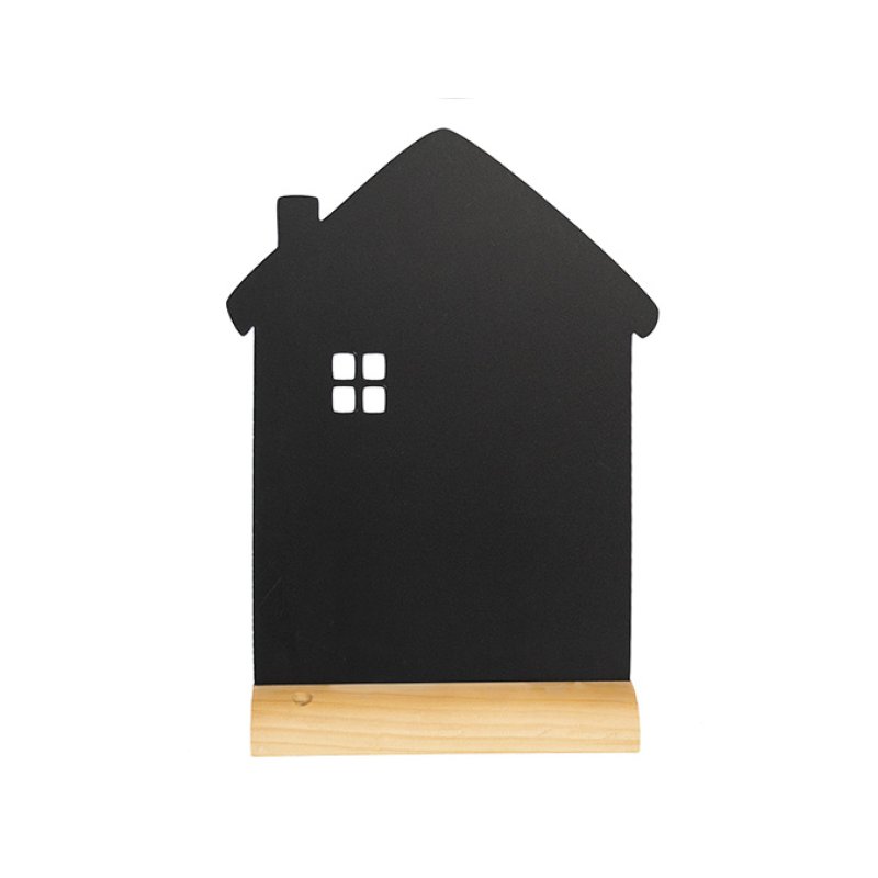 Securit FBT-HOUSE chalk board Black Melamine, Pinewood, Resin, Steel