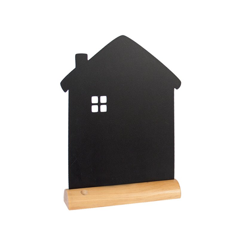 Securit FBT-HOUSE chalk board Black Melamine, Pinewood, Resin, Steel