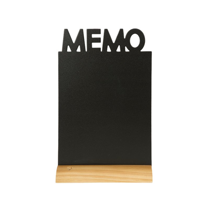 Securit Memo chalk board Black Resin, Wood