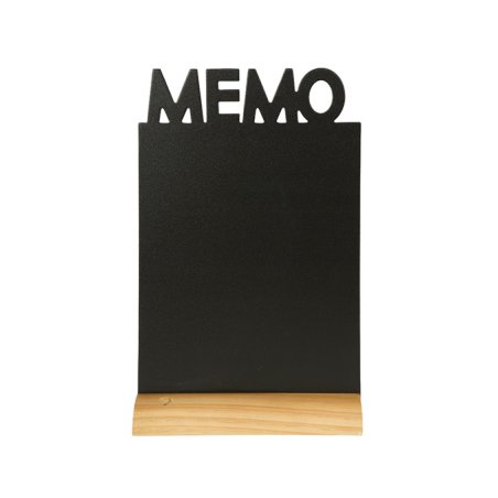Securit Memo chalk board Black Resin, Wood