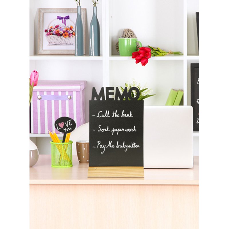 Securit Ardoise de table SILHOUETTE "Memo"