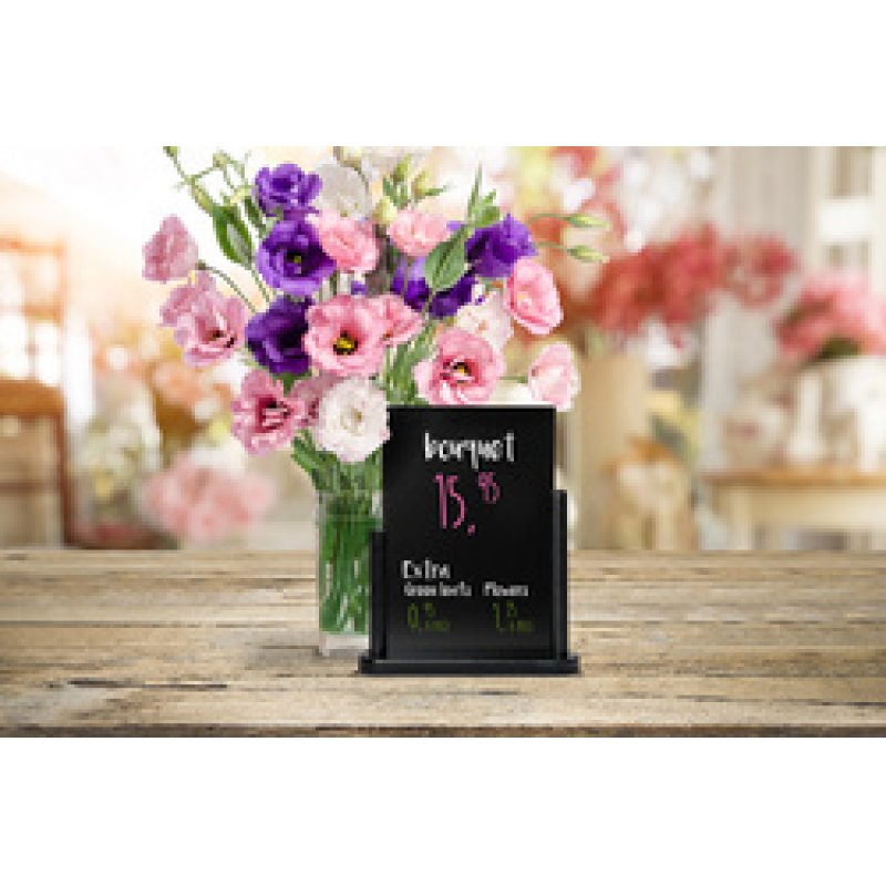 Securit Ardoise de table ELEGANT, moyen, noir