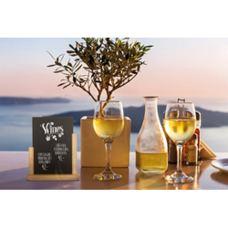 Securit Ardoise de table ELEGANT, grand, acajou