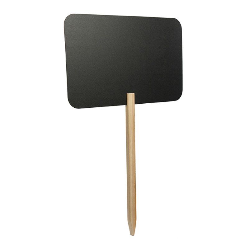 Securit FBS-RECTANGLE chalk board Black Melamine, Pinewood, Resin, Steel
