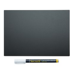 Securit Ardoise A5, noir, kit de 10