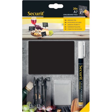 Securit TAG-A7-WT whiteboard 105 x 74 mm