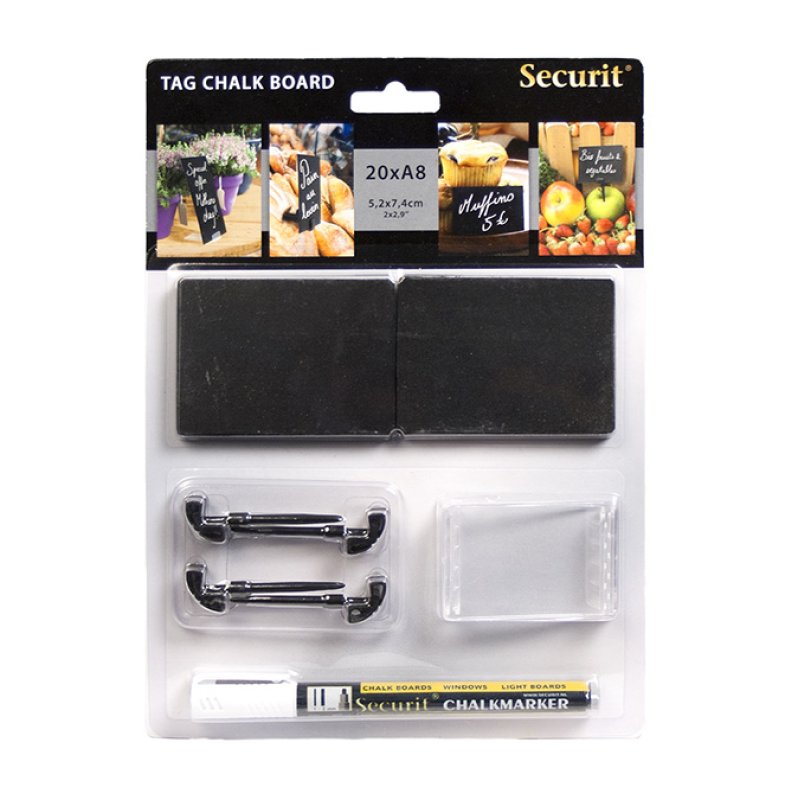 Securit TAG-A8-WT whiteboard 74 x 52 mm