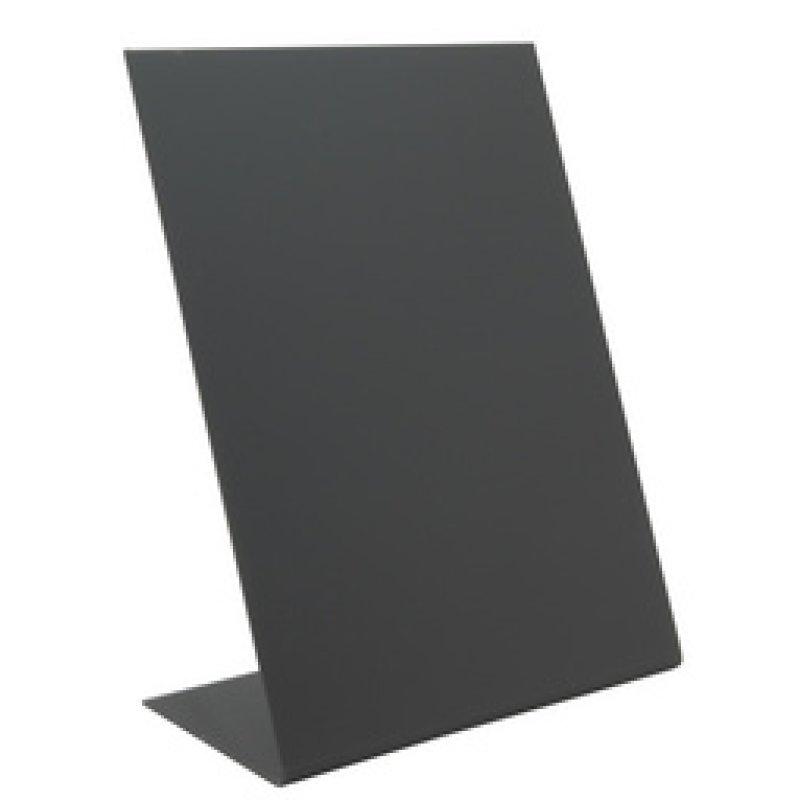 Securit Ardoise de table L-SHAPE, A5, noir