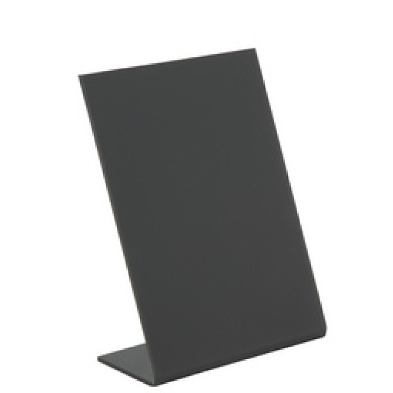 Securit Ardoise de table L-SHAPE, A6, noir