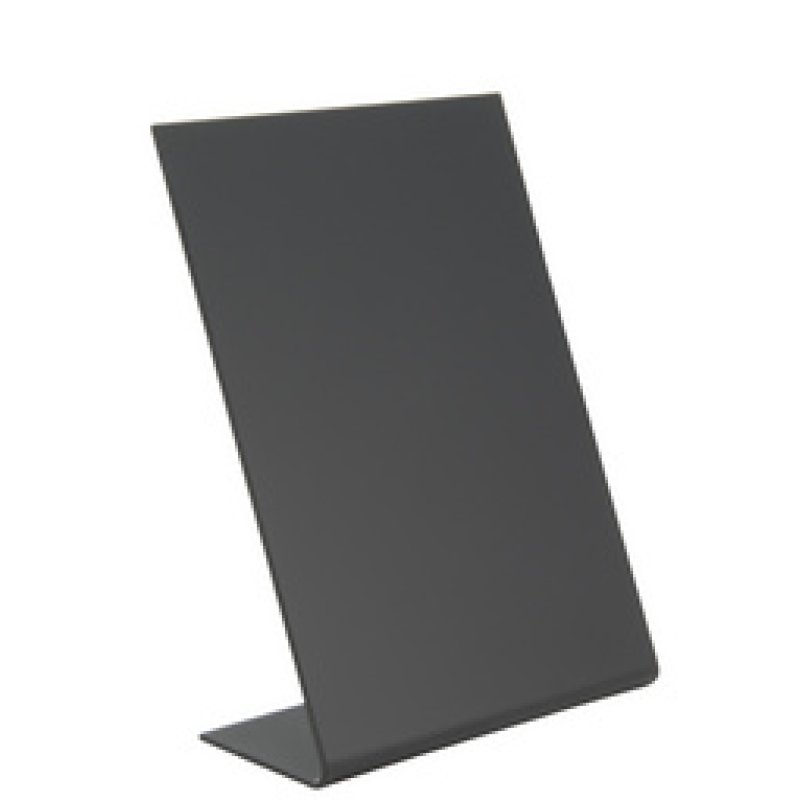Securit Ardoise de table L-SHAPE, A7, noir