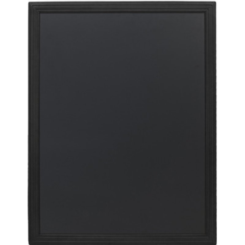 Securit Ardoise murale UNIVERSAL, avec cadre en bois, noir