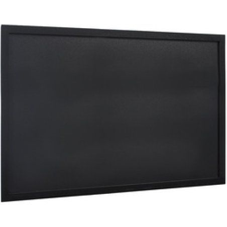 Securit Ardoise murale WOODY, avec cadre en bois, noir