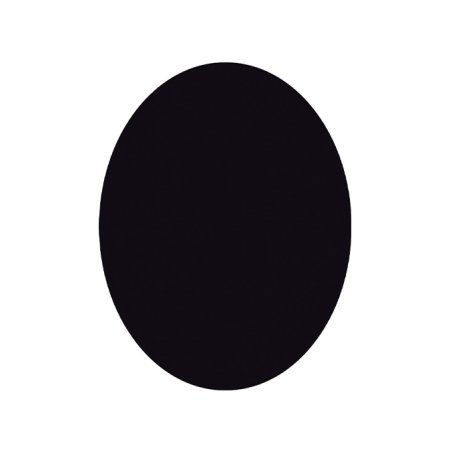 Securit FB-OVAL chalk board Black Melamine, Resin, Velcro