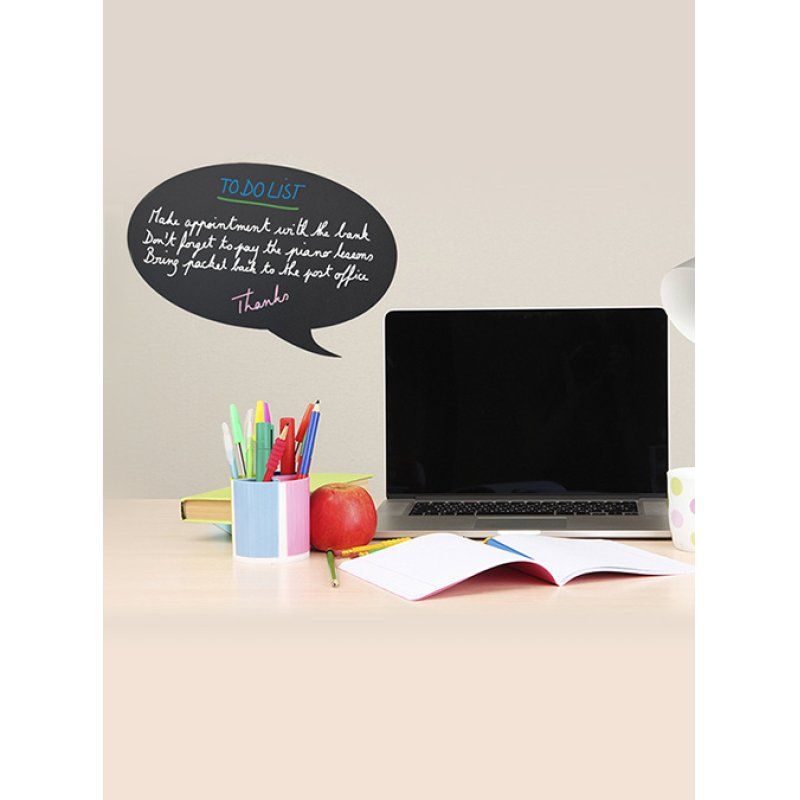 Securit Ardoise murale SILHOUETTE "Bulle"