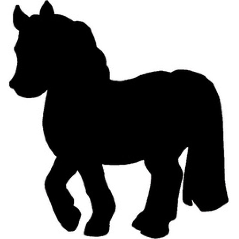 Securit Ardoise murale SILHOUETTE "Cheval"