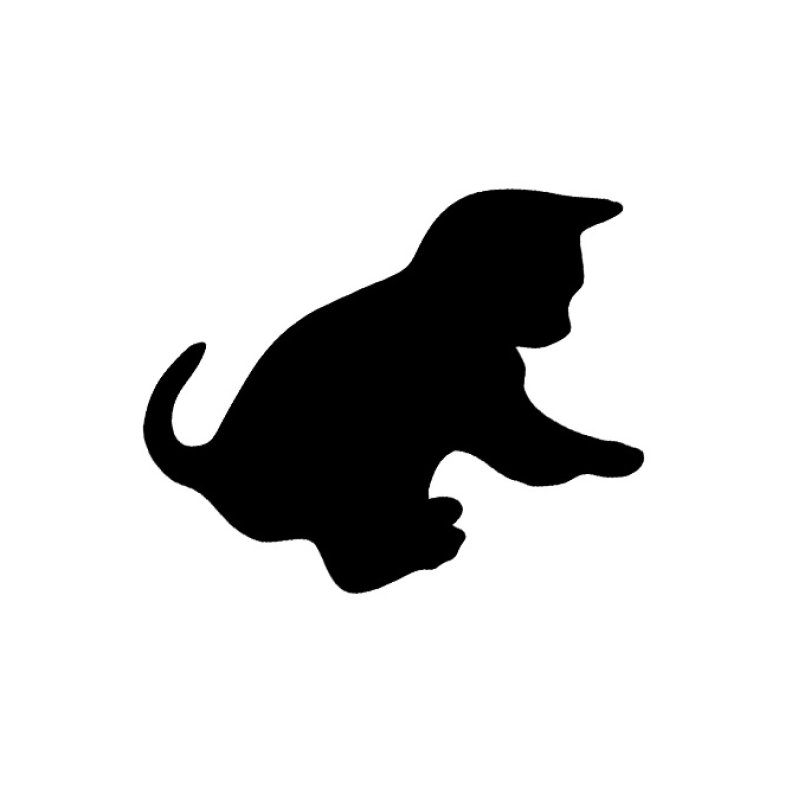 Securit Ardoise murale SILHOUETTE "Chat"