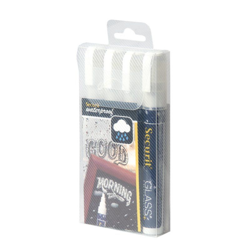 Securit SMA610-V4-WT chalk marker Block White 4 pc(s)