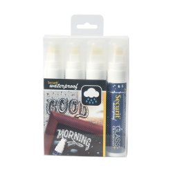 Securit SMA820-V4-WT chalk marker Block White 4 pc(s)