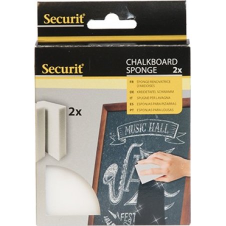 Securit -2 sponge Rectangular Melamine White 2 pc(s)