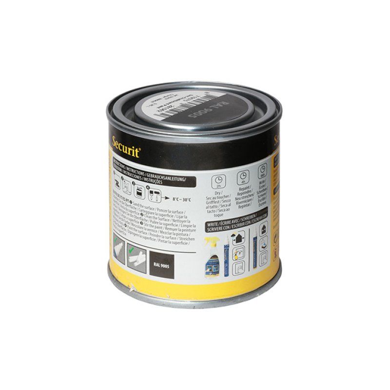 Securit PNT-BL-SM acrylic paint 250 ml Black Bottle Tube