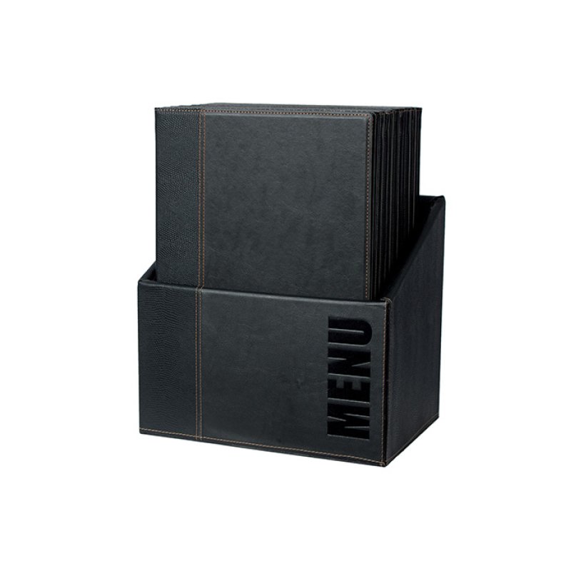 Securit MC-BOX-TRA4-BL A4 Metal, PU leather Black 20 pc(s)