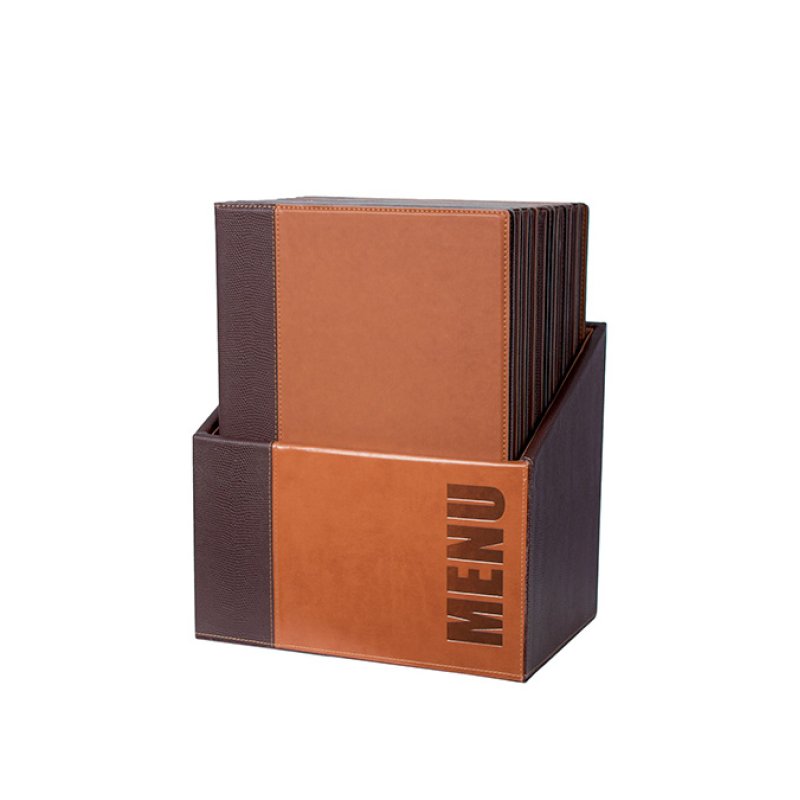 Securit MC-BOX-TRA4-LB A4 Métal, Cuir bycast Marron 20 pièce(s)