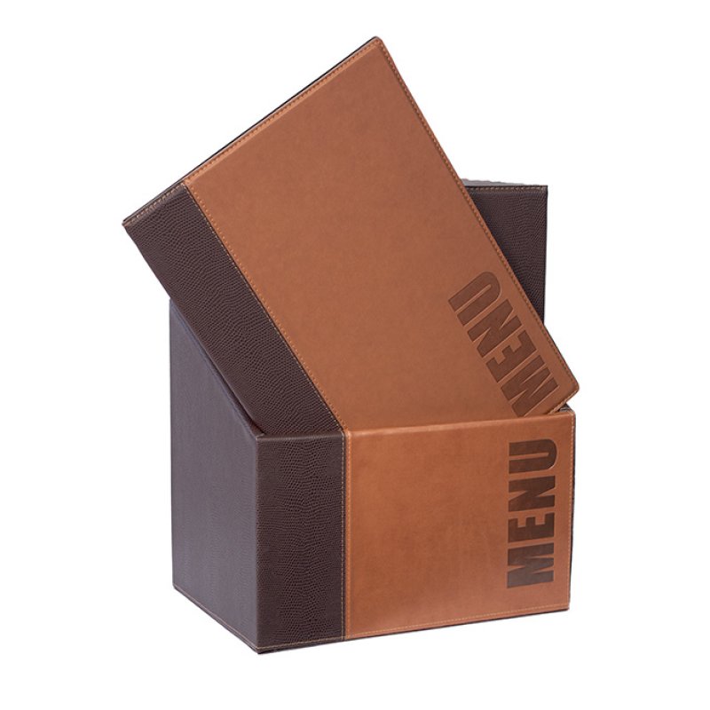 Securit MC-BOX-TRA4-LB A4 Métal, Cuir bycast Marron 20 pièce(s)