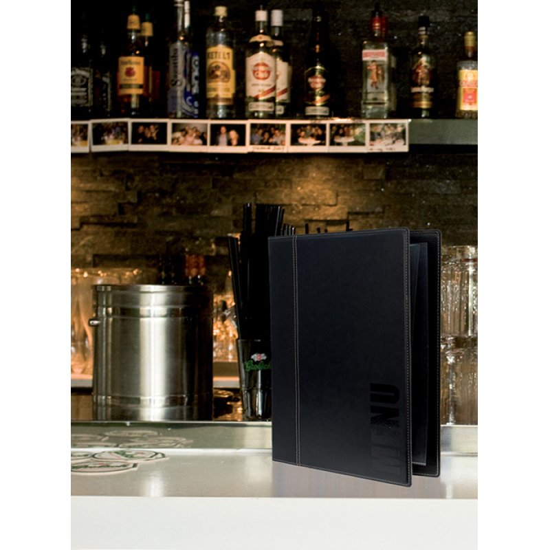 Securit MC-TRA4-BL A4 Leather, PU plastic, Plastic Black 1 pc(s)